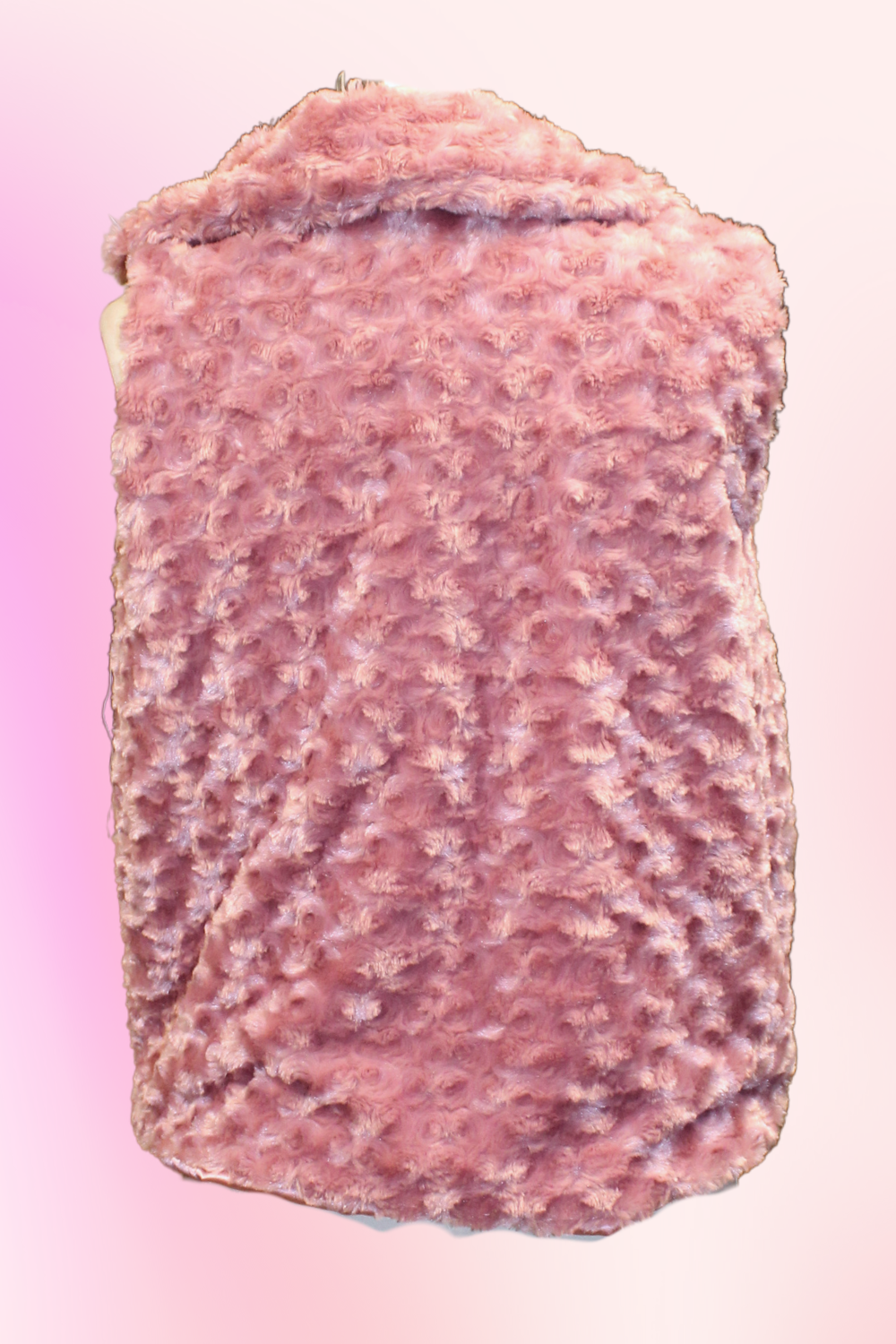 Rosy Glow Faux Fur Vest | Satin-Lined Rose Pink Vest