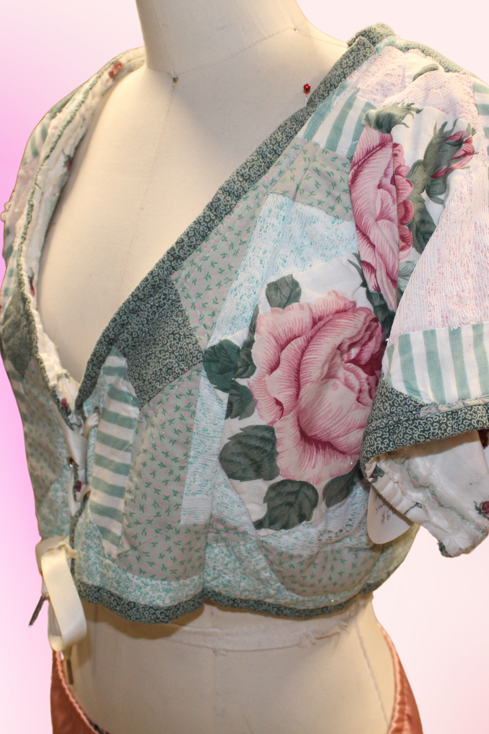 Pillow Talk Shirt Jacket – Upcycled Elegance Meets Cottagecore Charm