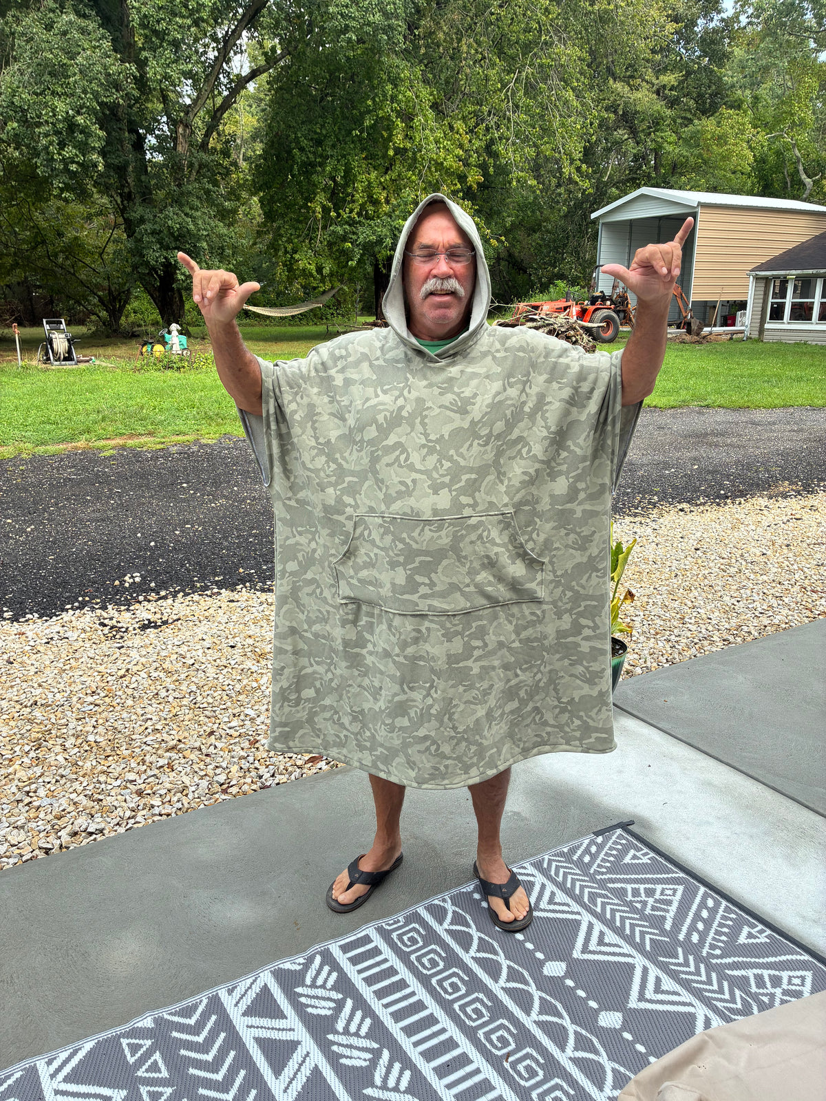 Men's Changing Poncho
