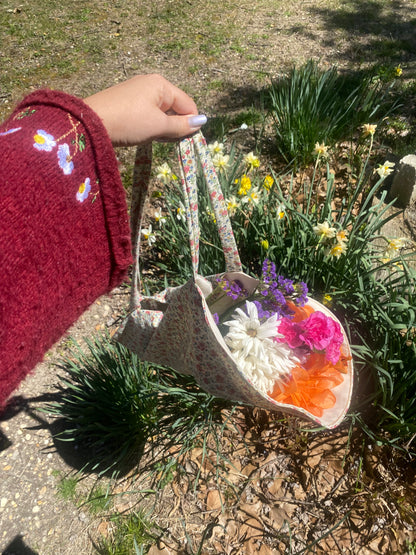 Flower Bouquet Bag Sewing Pattern PDF | US Letter & A4 Print At Home